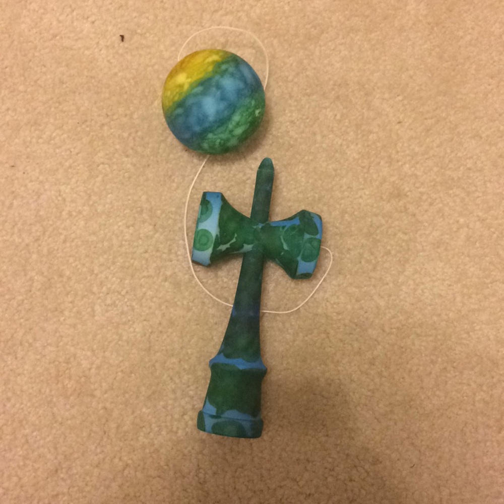 Earth Marble Kendama